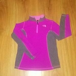 North Face Half Zip Fleece Pullover Sweater